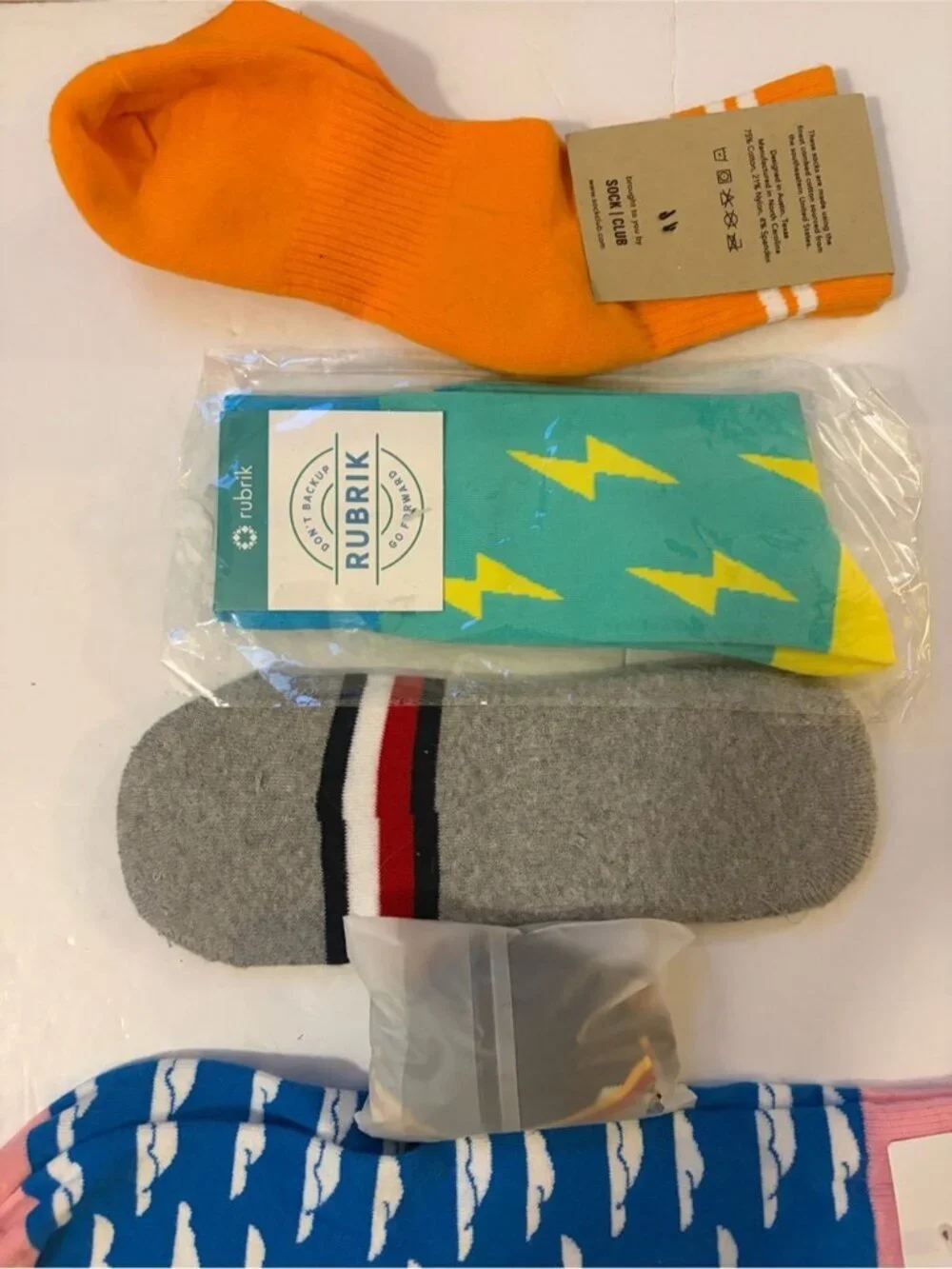 5-Pack Novelty Socks Bundle Hogwarts Rubrik WTZ Sock Club